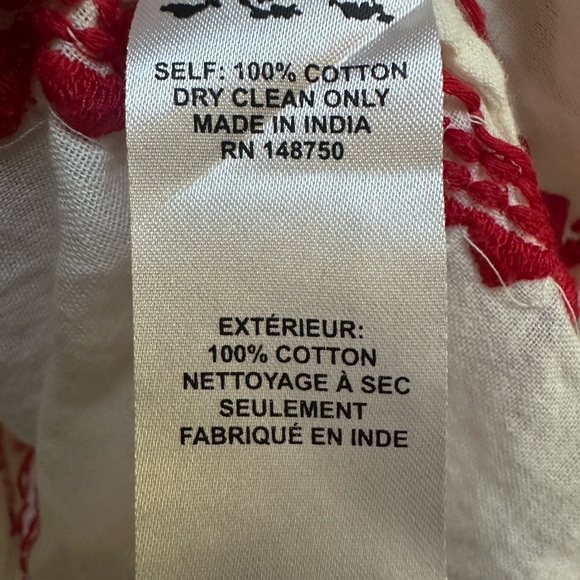 Sea Women's Red Embroidered Blouse - Picture 4 of 8